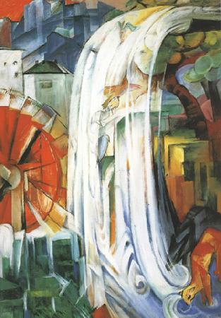 Franz Marc The Bewitched Mill (mk34) Spain oil painting art